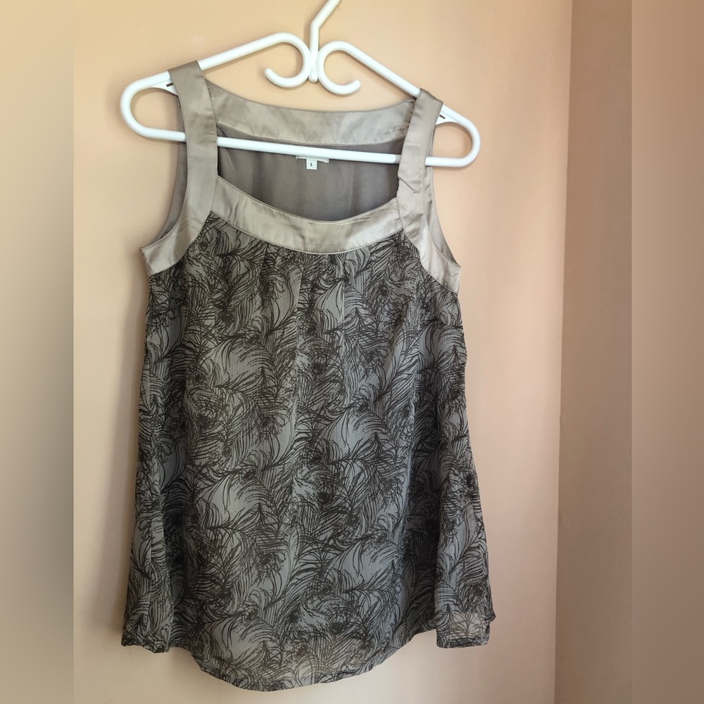 A beautiful tank blouse in Champaign color.